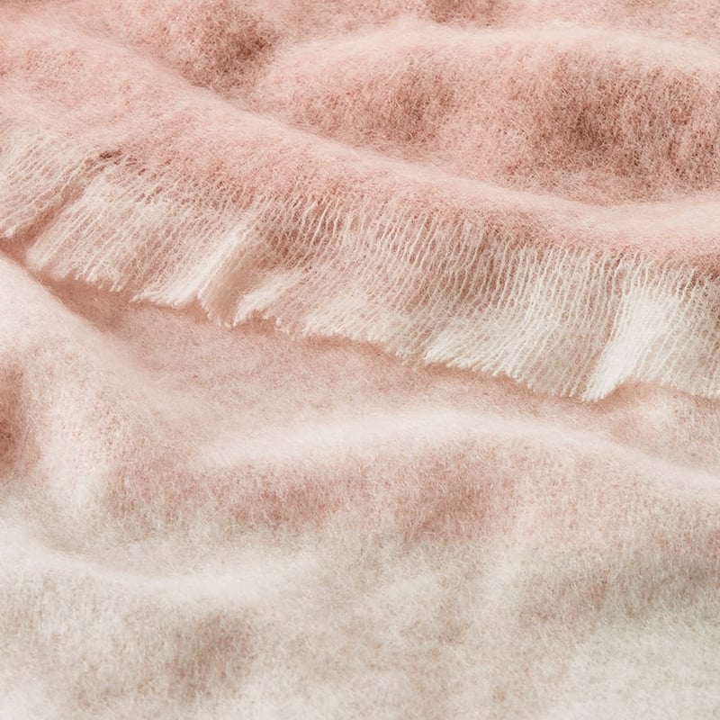 Mohair Bloom Throw 
