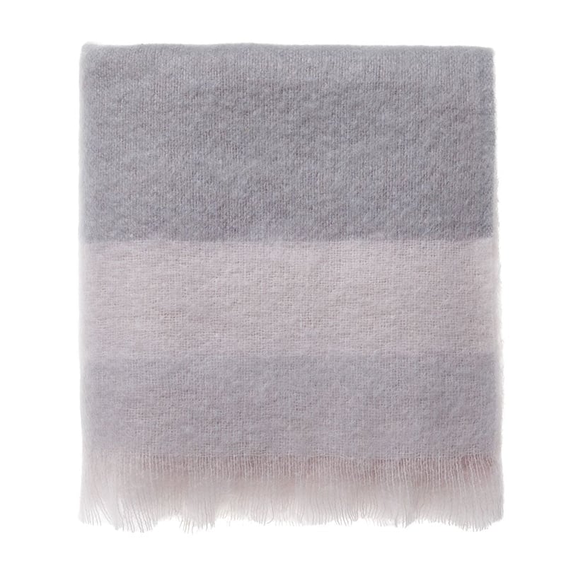Mohair Throw Champagne 