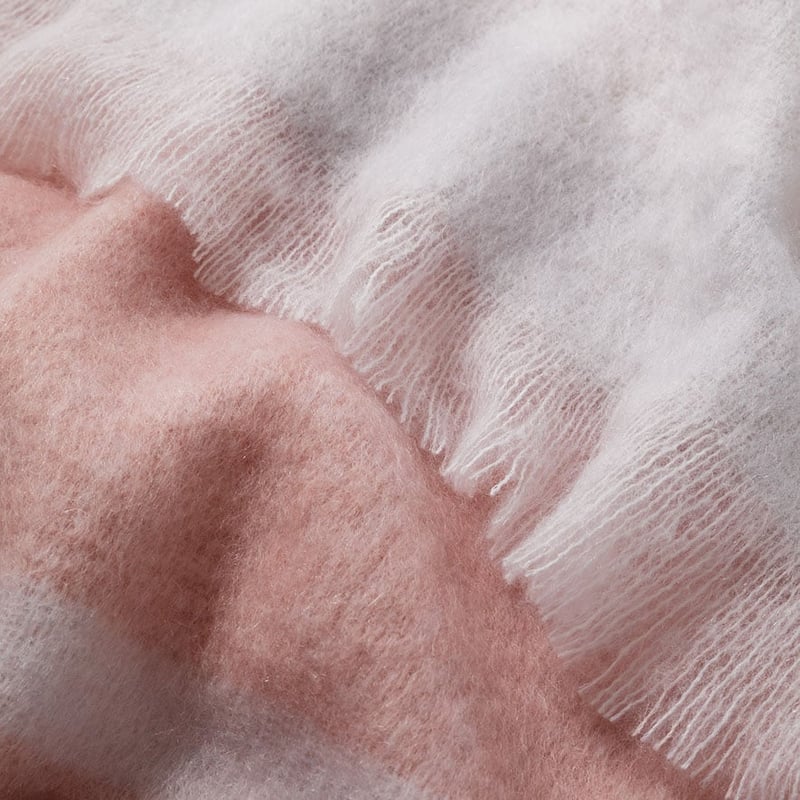 Mohair Throw Champagne 