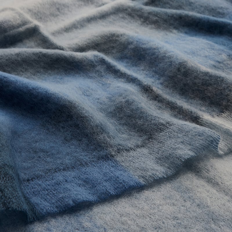 Mohair Throw Coastal 
