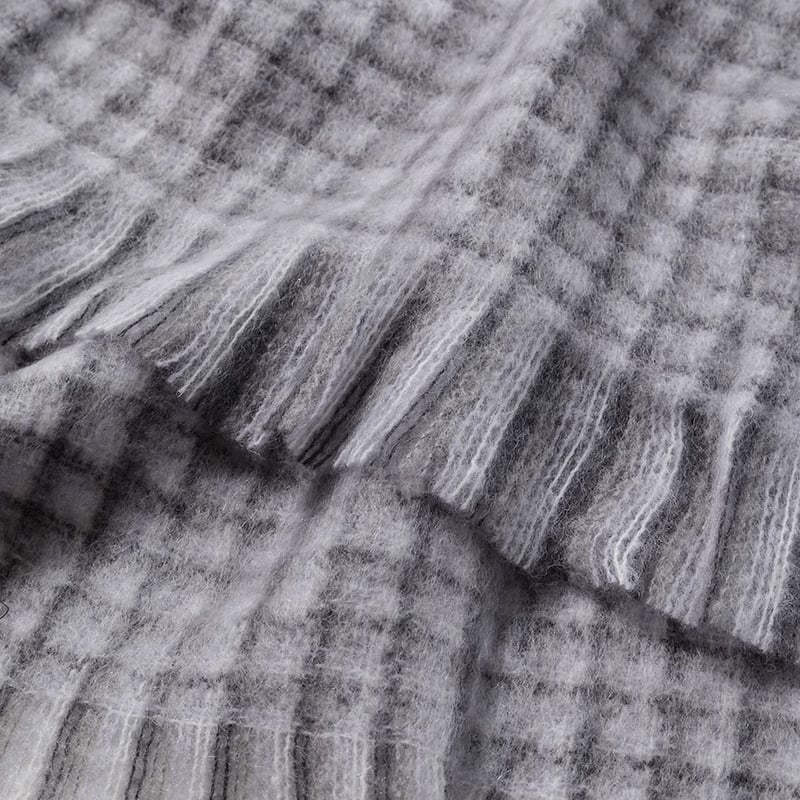 Mohair Throw Cobweb 