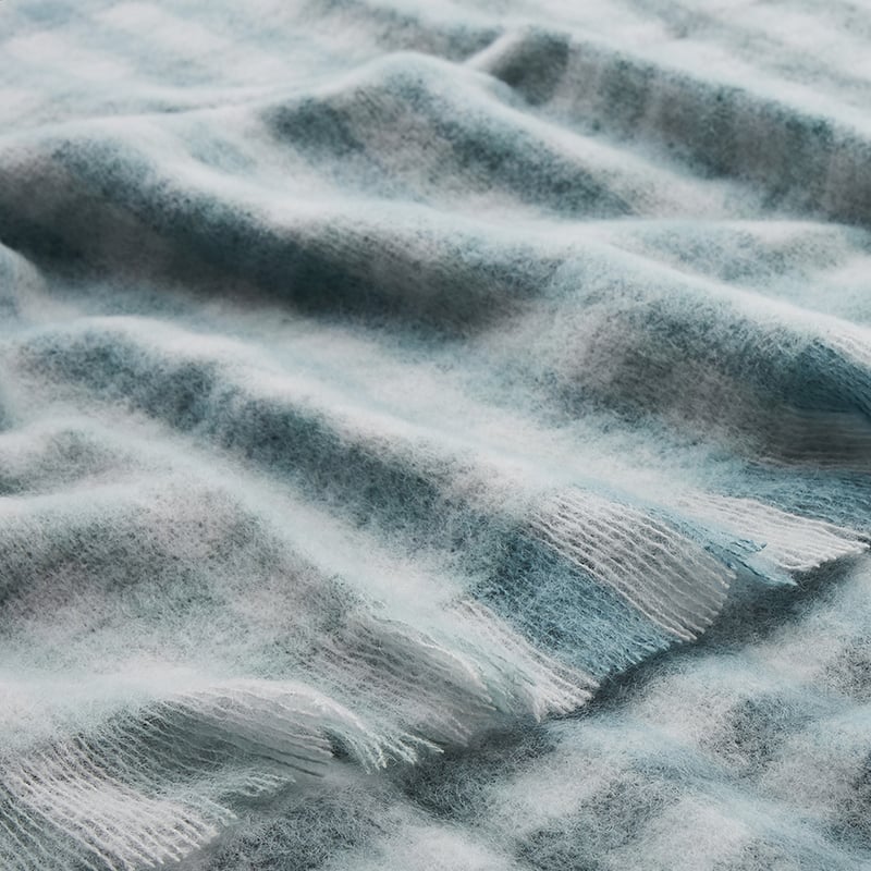 Mohair Throw River 