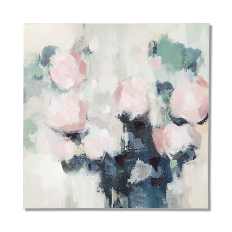 Flower Burst Canvas 60x60cm Mauve Impression