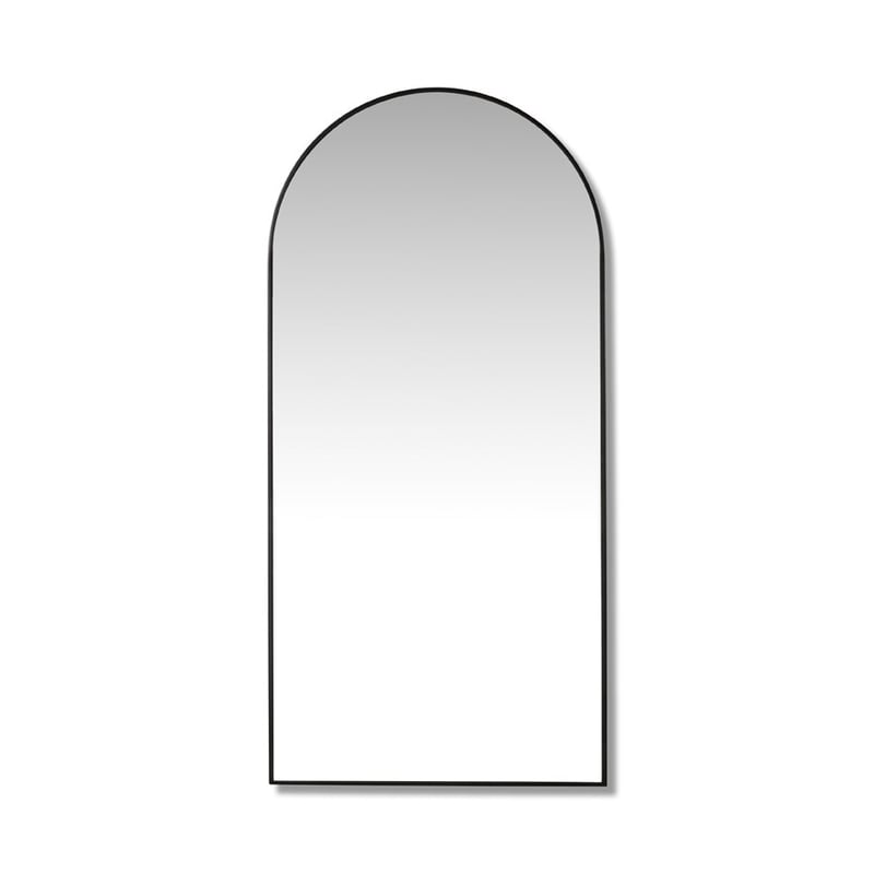 Horizon Mirror H75x120cm Black Low Arch