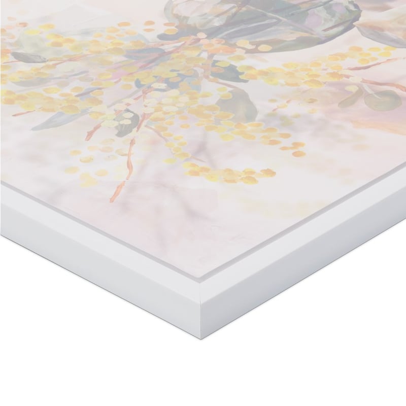 Soulful Amber Wattle Floral Wall Art