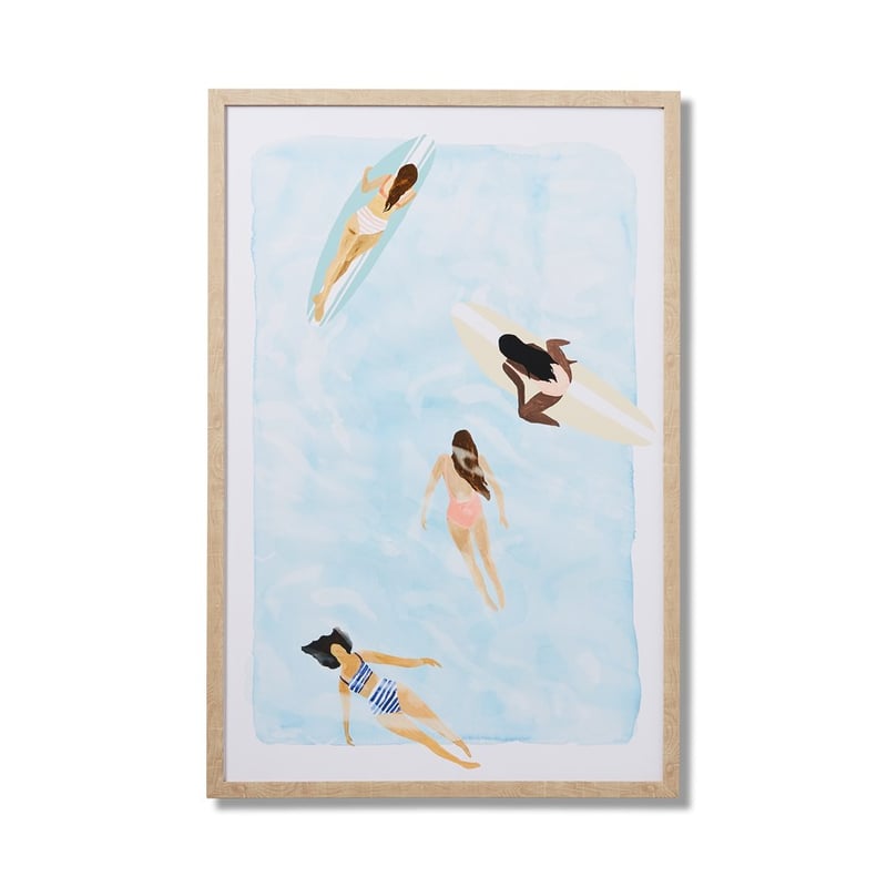 The Waves Beach Babes Ocean Canvas
