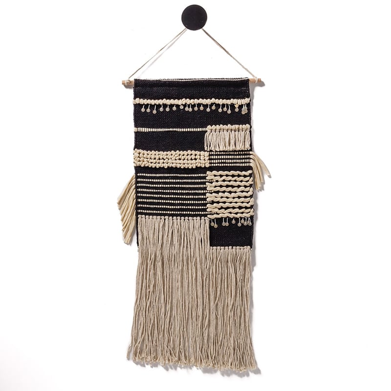 Zambia Wall Hanging Black & Natural