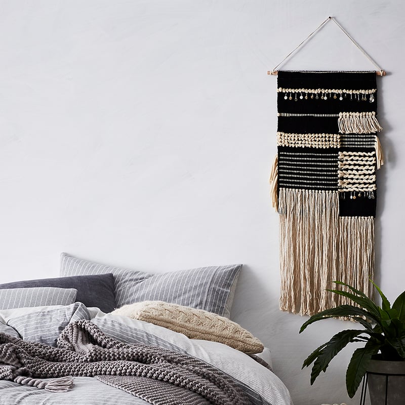 Zambia Wall Hanging Black & Natural