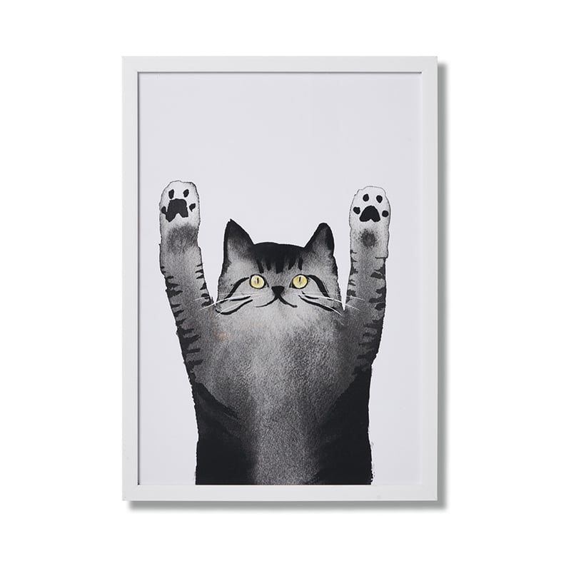 Cats Print Black & White Mane