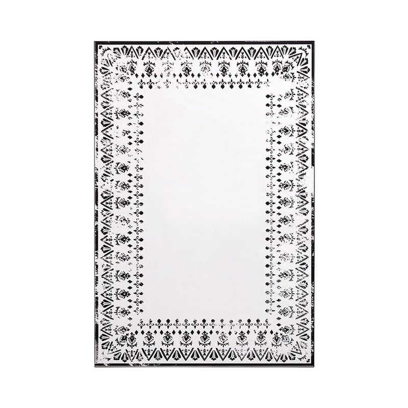 Batik Black Rectangular Mirror 