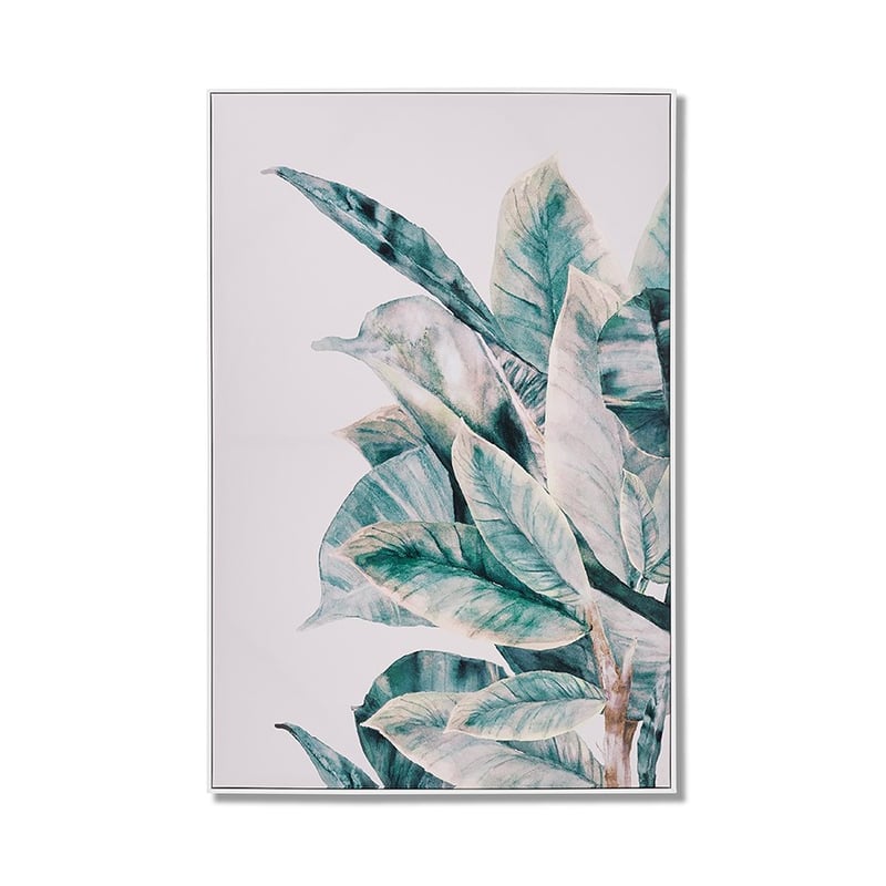 Greenhouse Canvas Blush Rubber Plant Wall Art