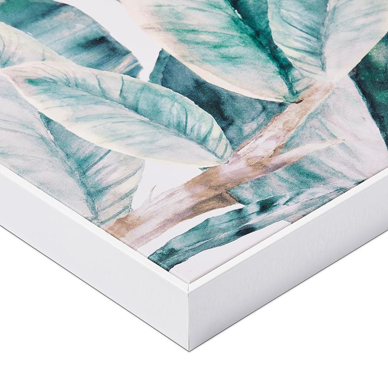 Greenhouse Canvas Blush Rubber Plant Wall Art