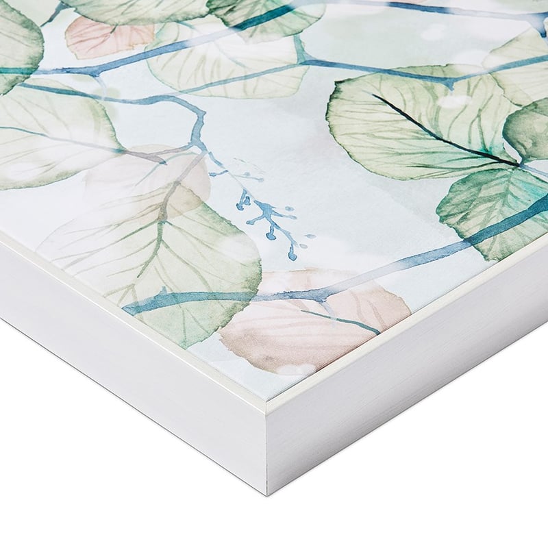 Sun Kissed Leaves Sage Elm Wall Art