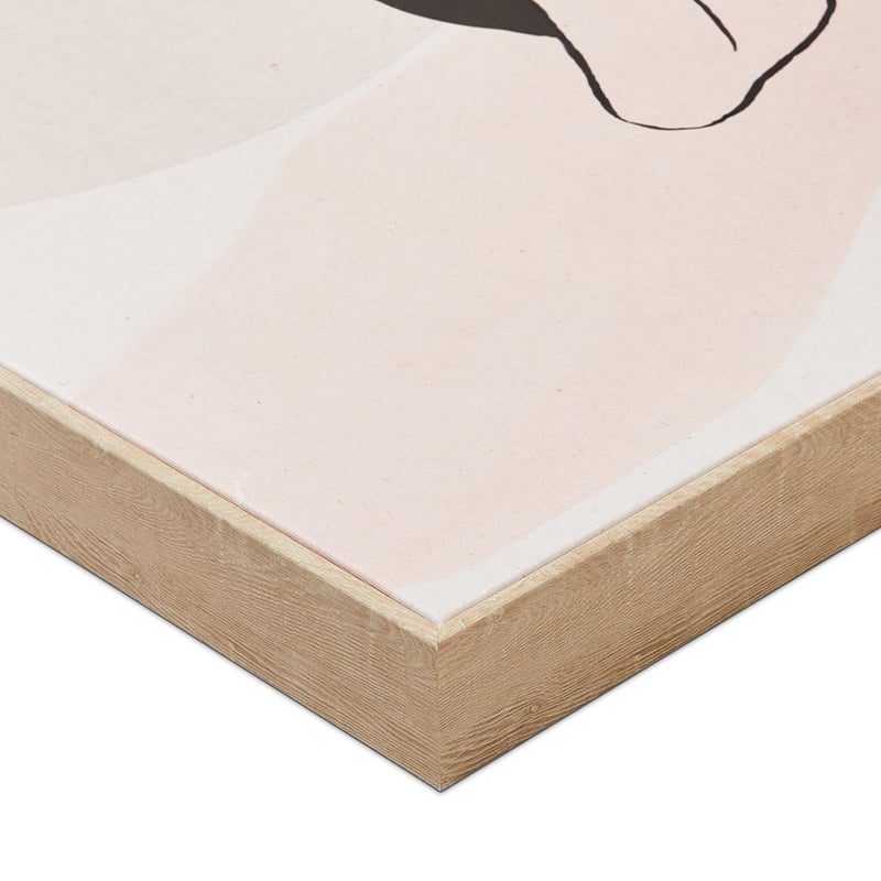 Natural Blush Bella Figure Canvas