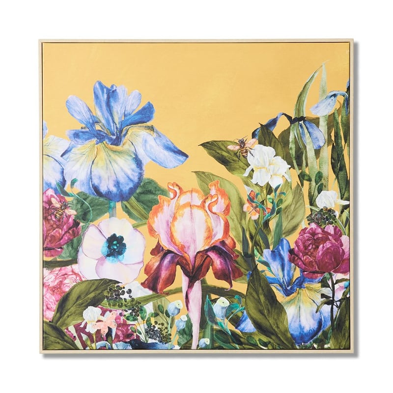 Winter Iris Saffron Still Life Wall Art