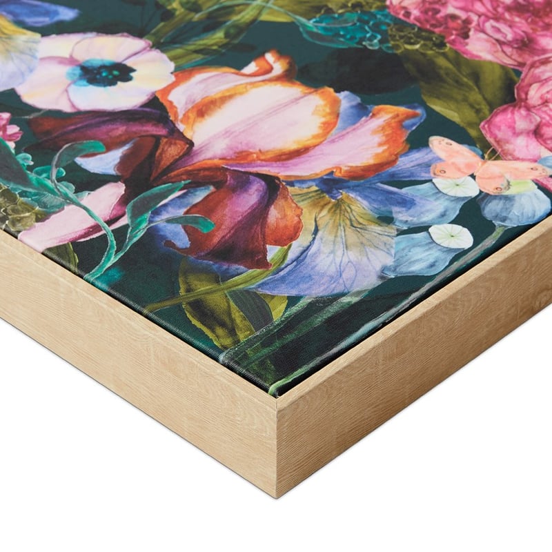 Winter Iris Saffron Still Life Wall Art