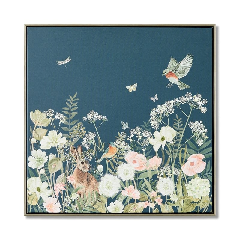 Secret Garden Forest Green Night Forest Wall Art