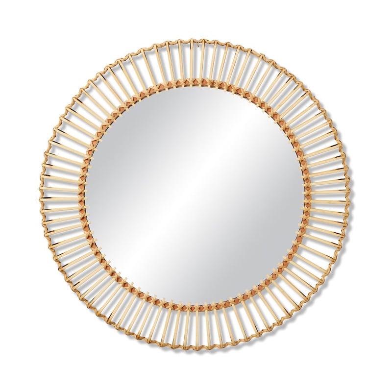 Aspen Natural Round Mirror 