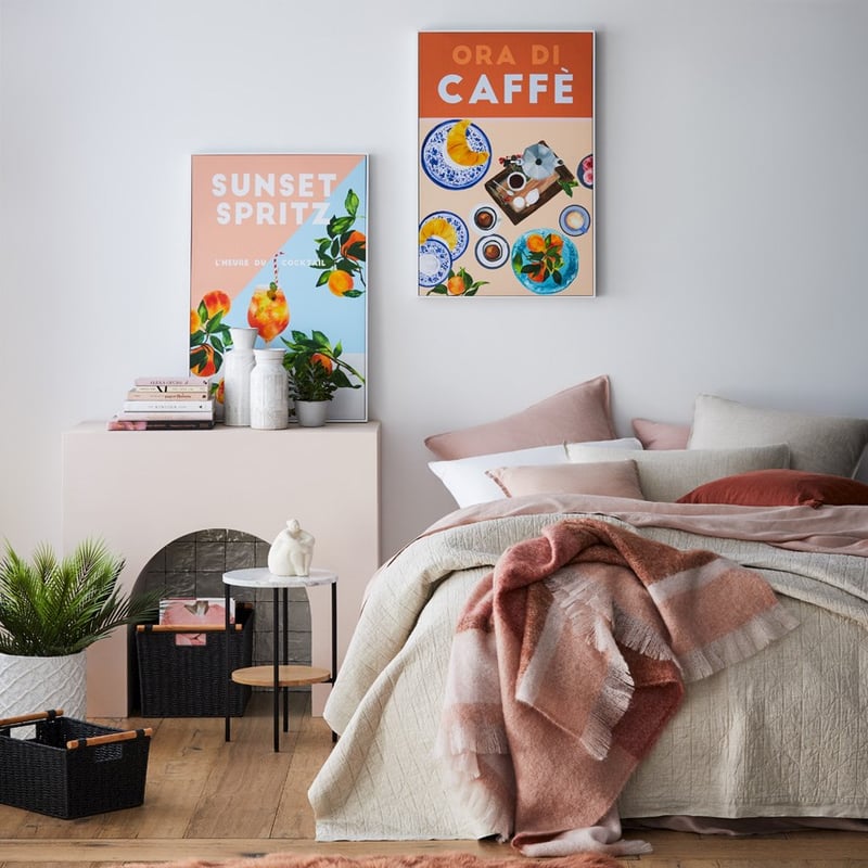 Vintage Poster Vintage Pink Espresso Artwork