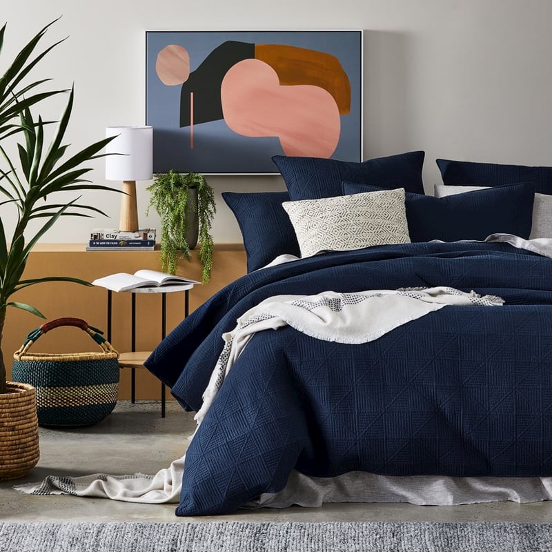 Geo Celestial Blue Formation Canvas