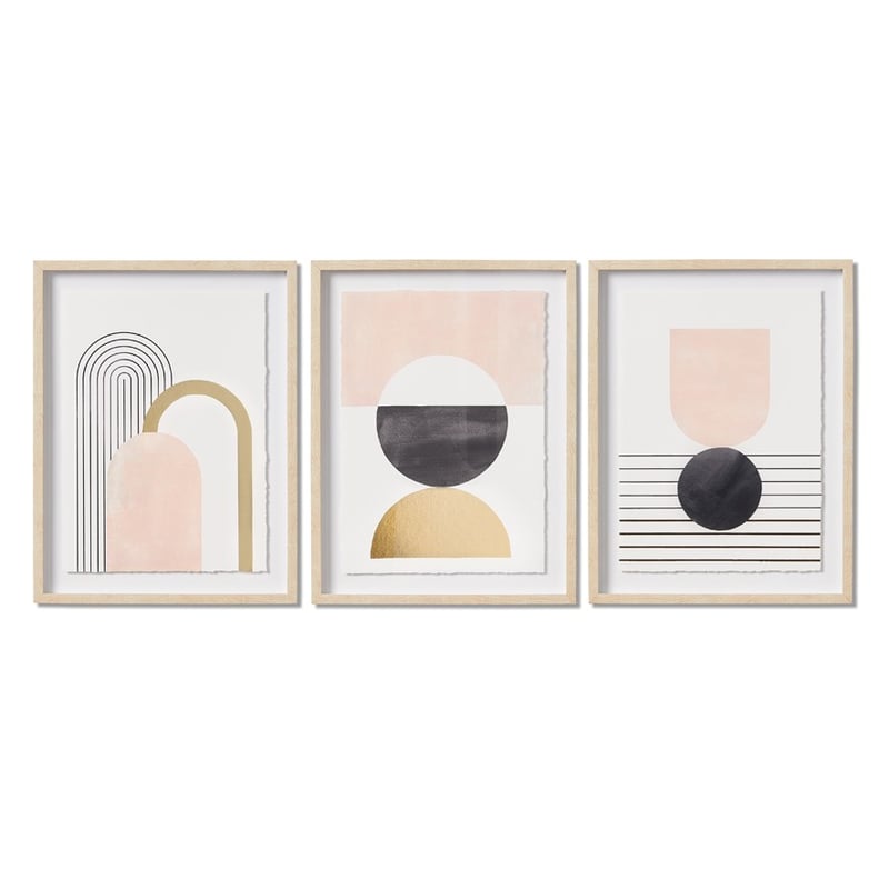 Simple Geo Gold Half Sphere Wall Art