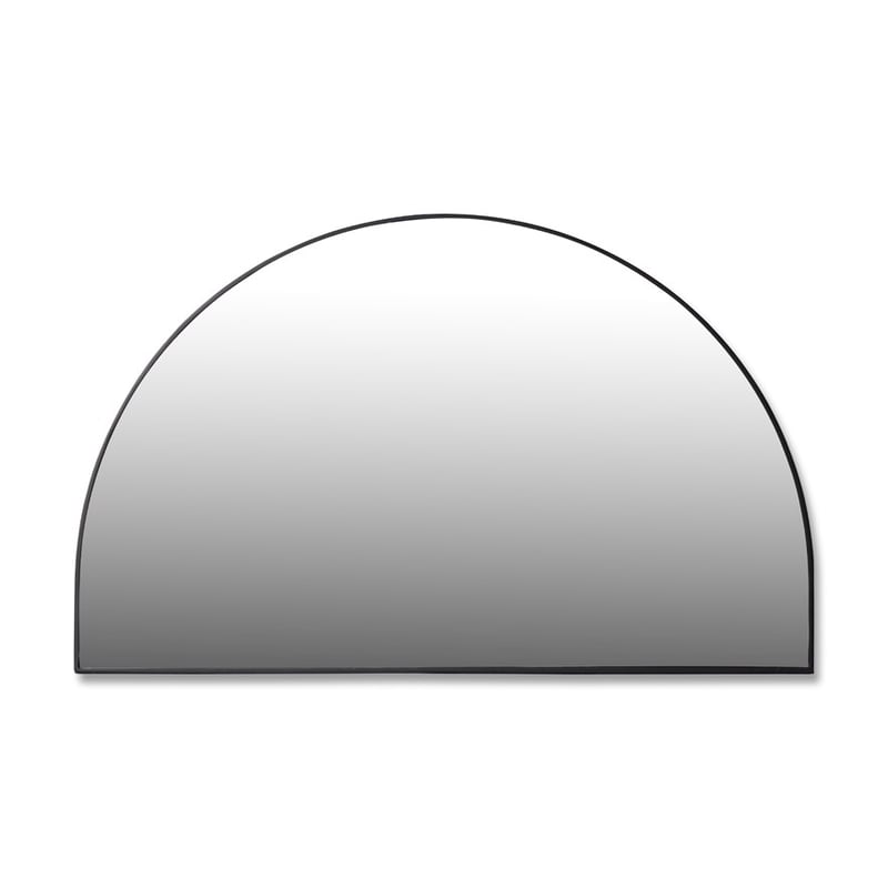 Horizon Mirror H75x120cm Black Low Arch