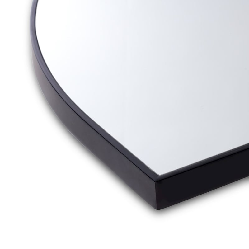 Horizon Mirror H75x120cm Black Low Arch