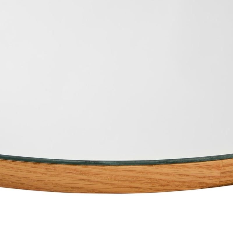 Mark Tuckey Edge Mirror Dia 90cm Natural Round