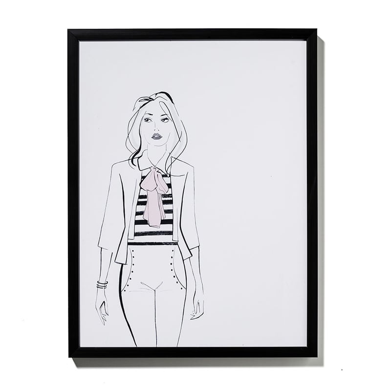 Runway Watercolour Illustration Print