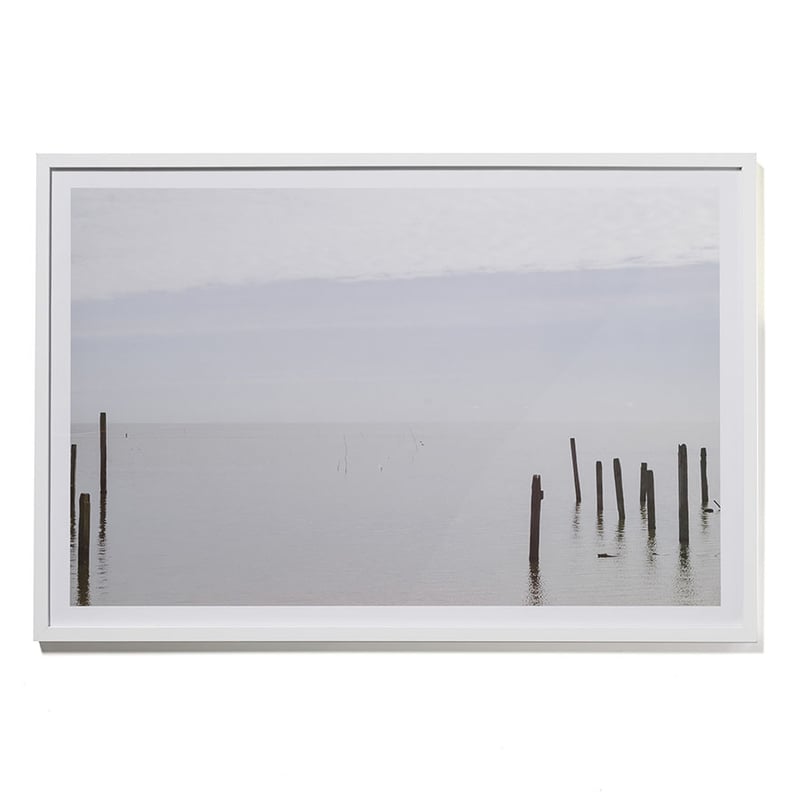Landscape Photographic Print 60x90cm White Calm