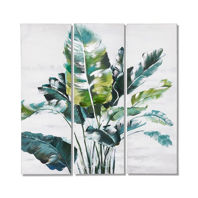 Palm House Faded Green Set of 3