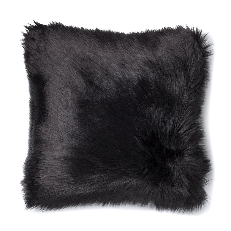 Alpine Fur Black Cushion