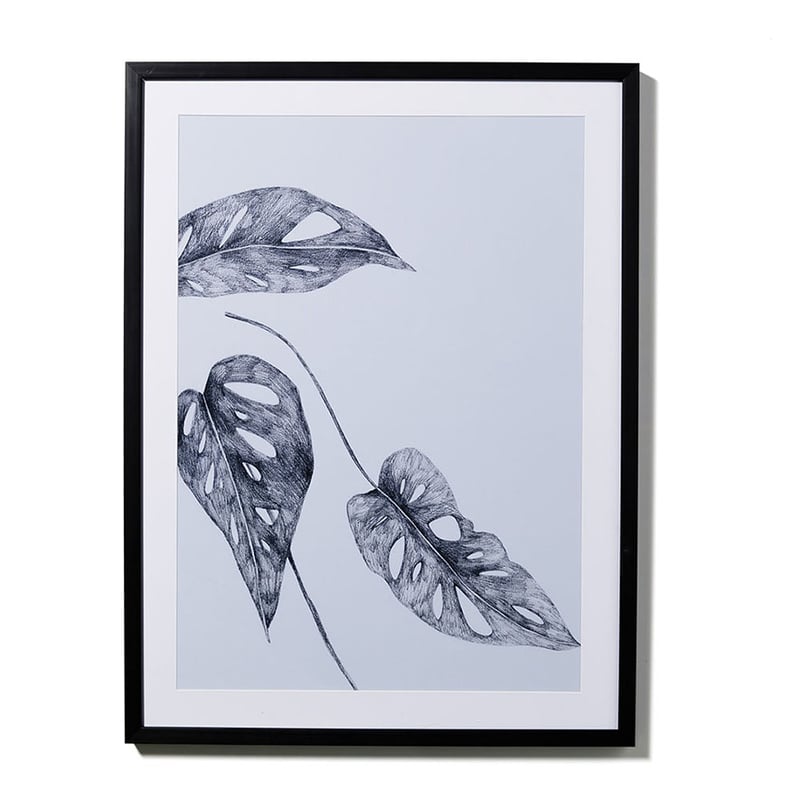 Botanica Prints 60x80cm Blue Monstera