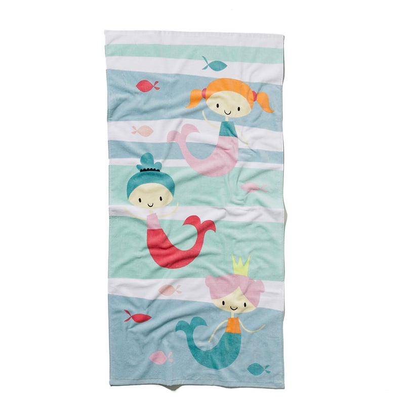 Printed Mermaids Beach Towel