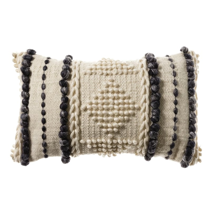 Jells Long Cushion Charcoal Diamond 