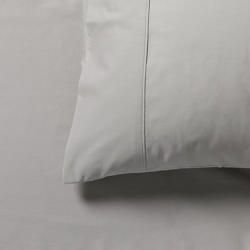300TC Light Weight Percale Sheet Set Nimbus Cloud