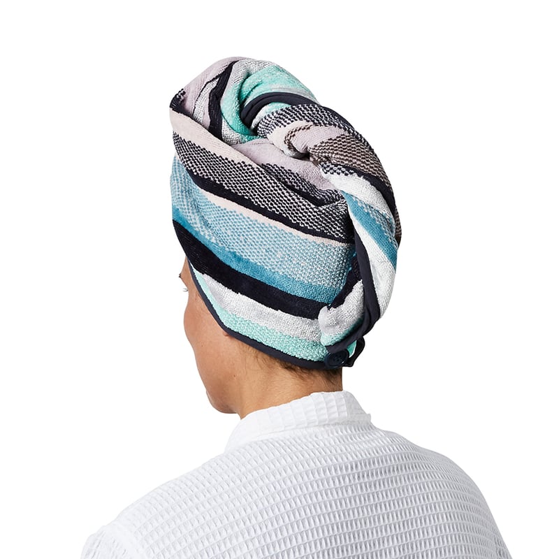 Origami Hair Towel Wrap Lilac Shimmer