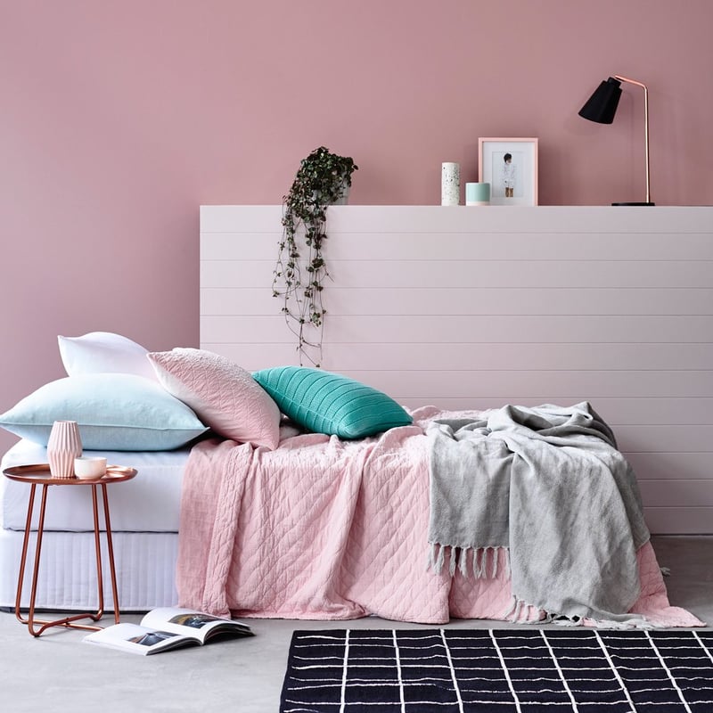 Diamond Coverlet Pink