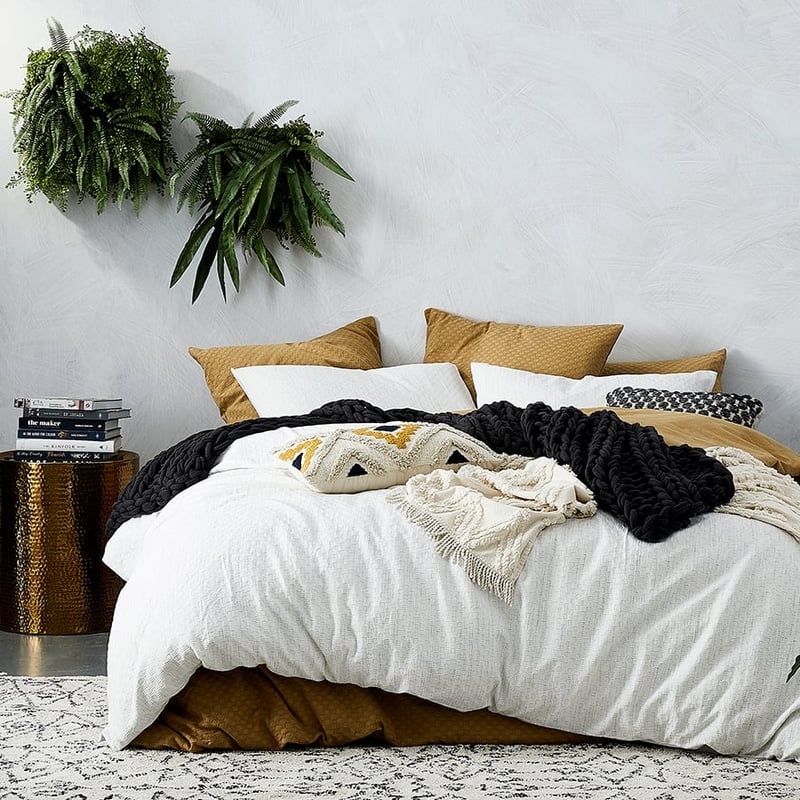 Karma Vapour Quilted Quilt Cover + Pillowcases