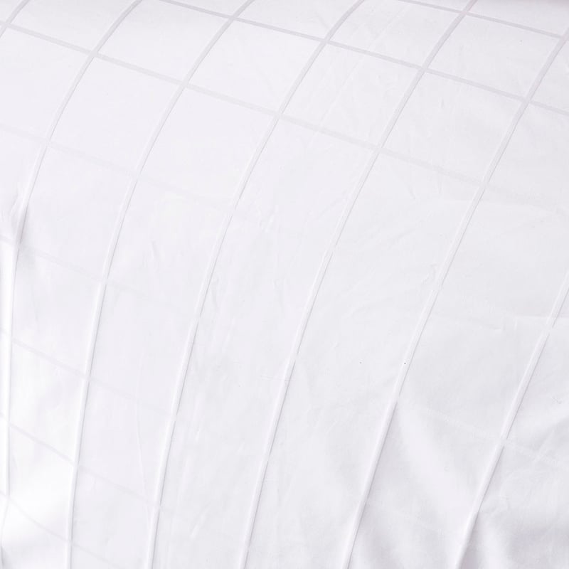 Gramercy Grid 1000TC Quilt Cover White