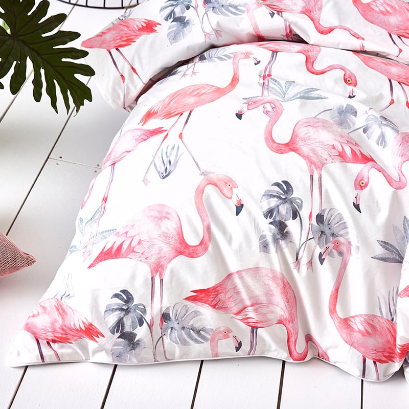 Flamingo Quilt Cover Set