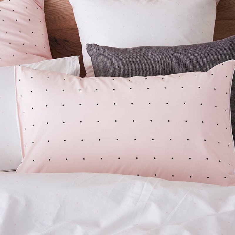Microdot Quilt Cover Set Pink