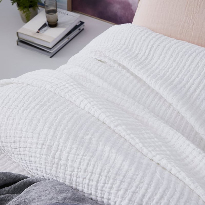 Loft White Coverlet