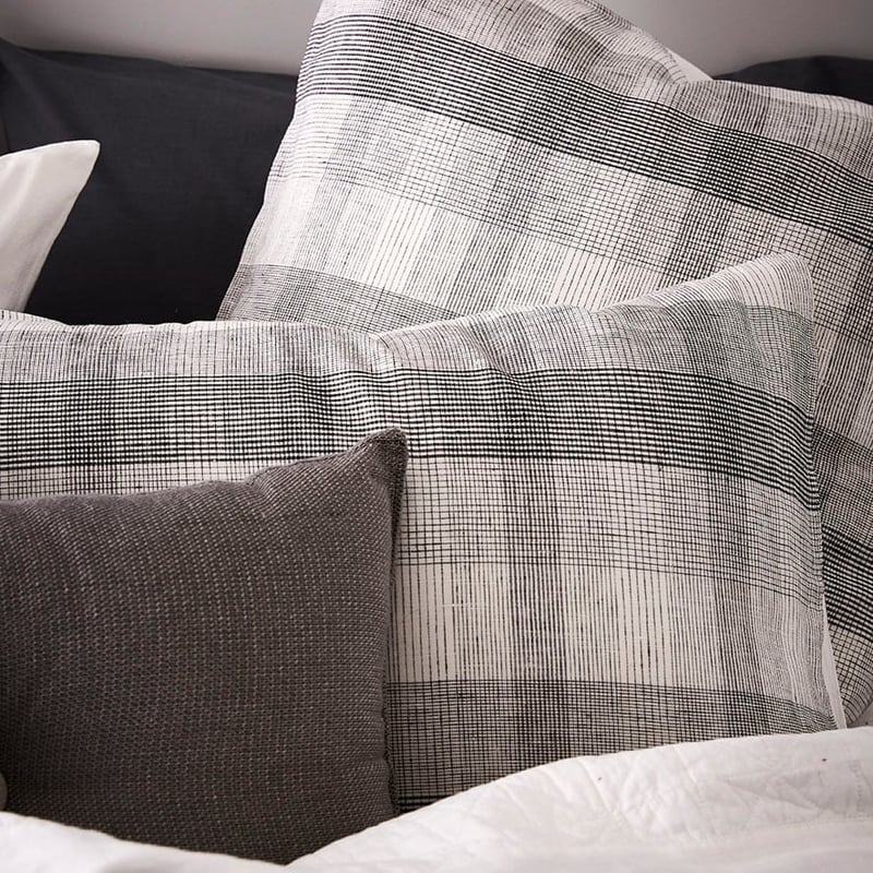 Aston Check Black and White Quilt Cover Set