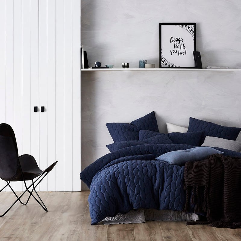 Cable Jersey Quilt Cover