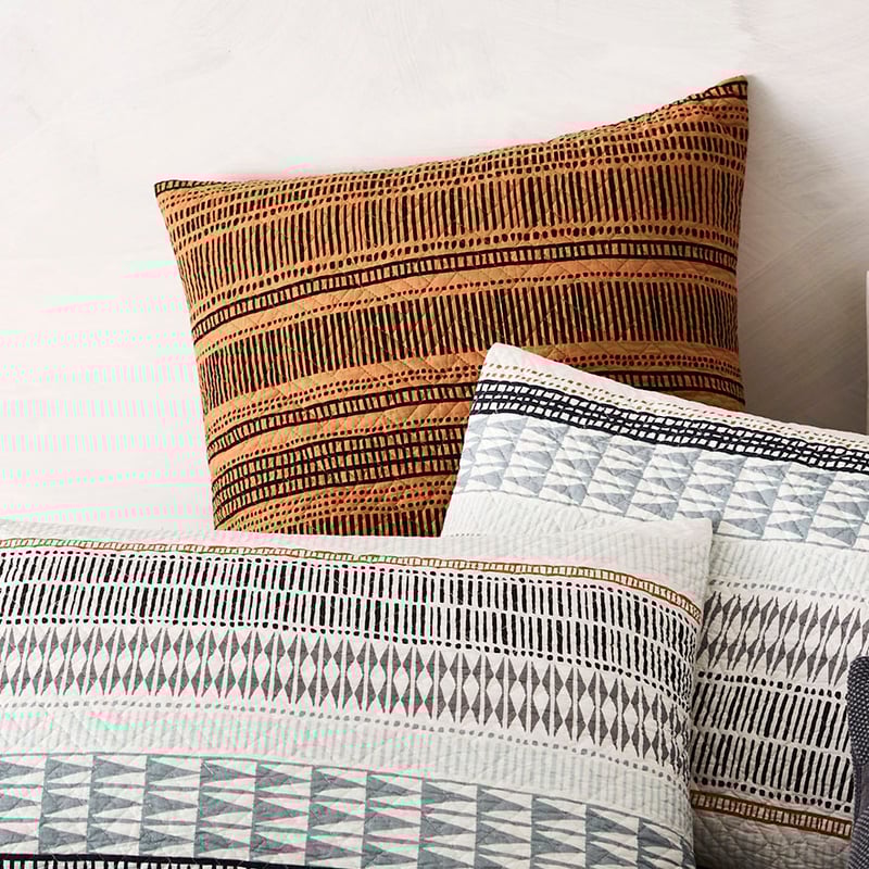 Nomad Quilt Cover Mustard