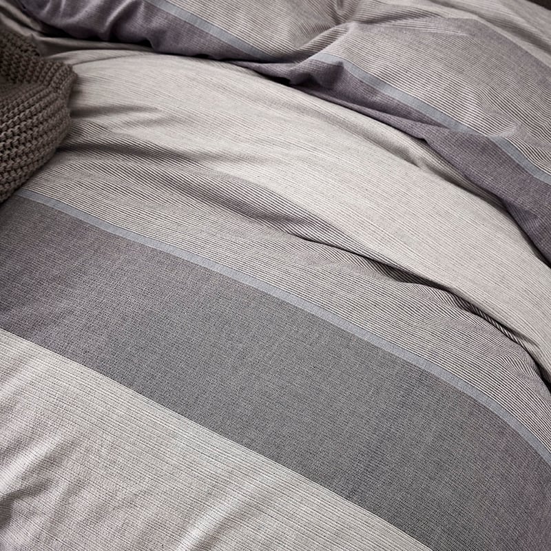 Hudson Quilt Cover Set Navy