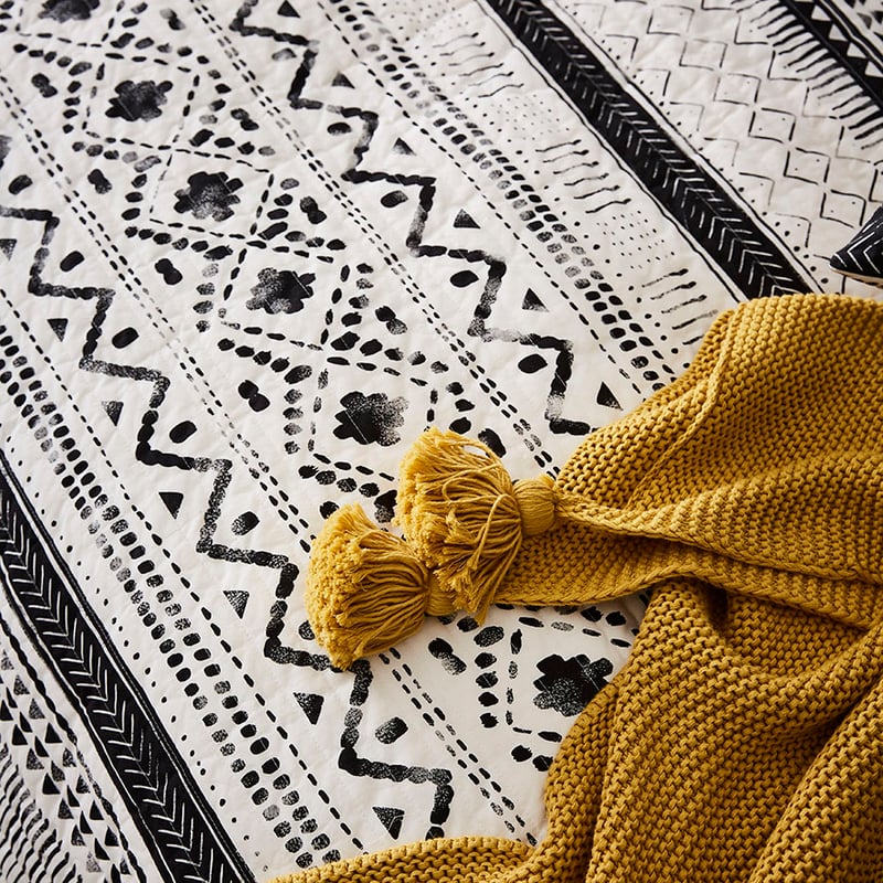 Imani Quilted Natural Double Quilt Cover