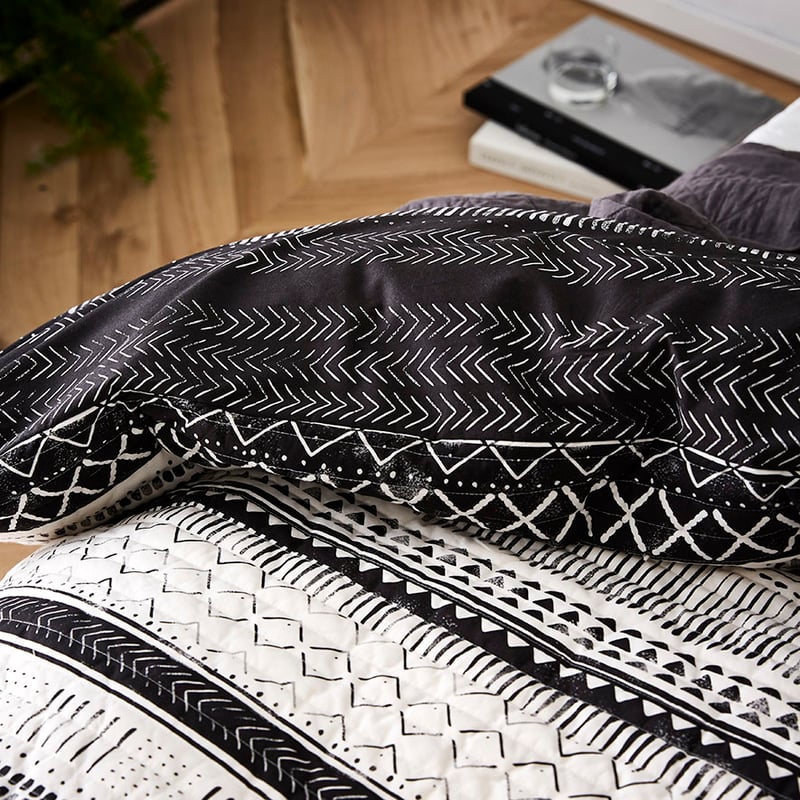 Imani Quilted Natural Double Quilt Cover