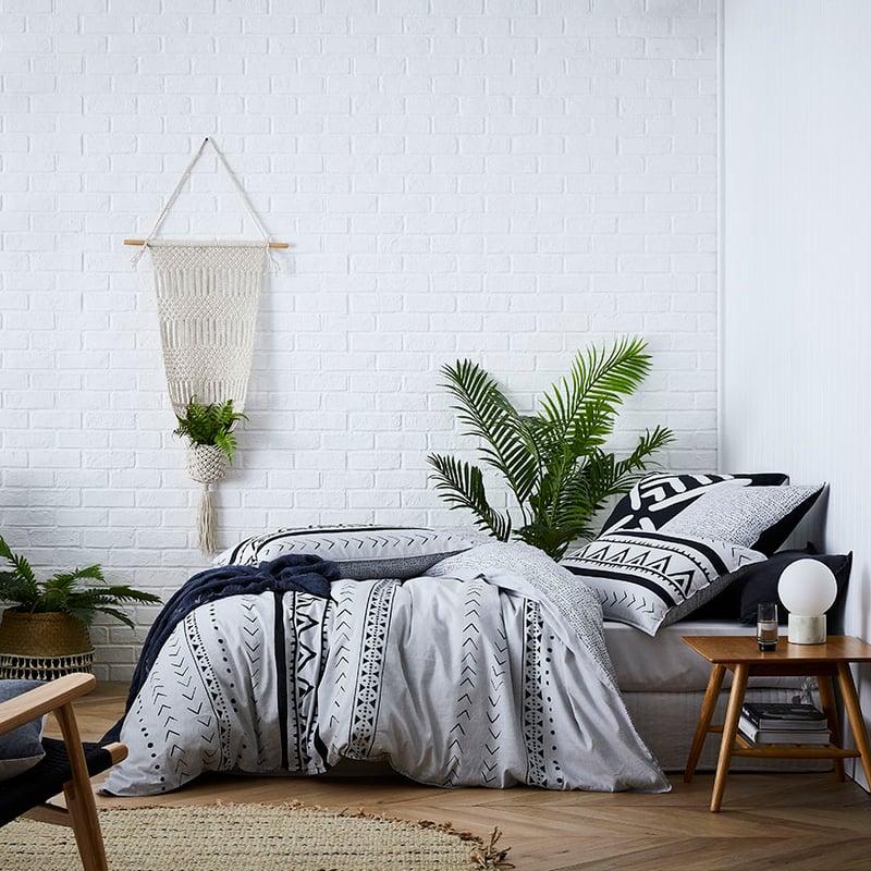 Asmara Quilt Cover Set Ivory